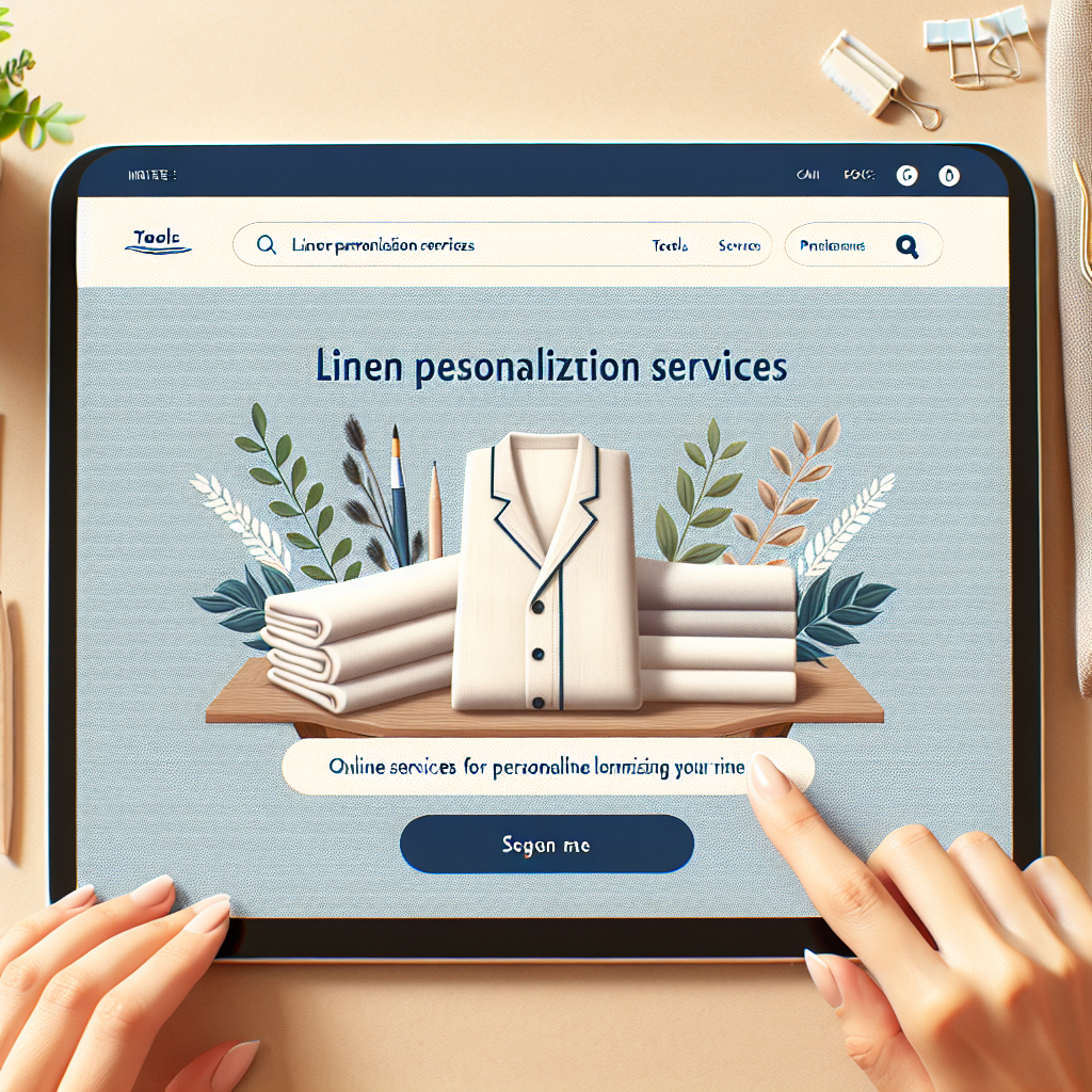 Leinen-Personalisierungsdienste