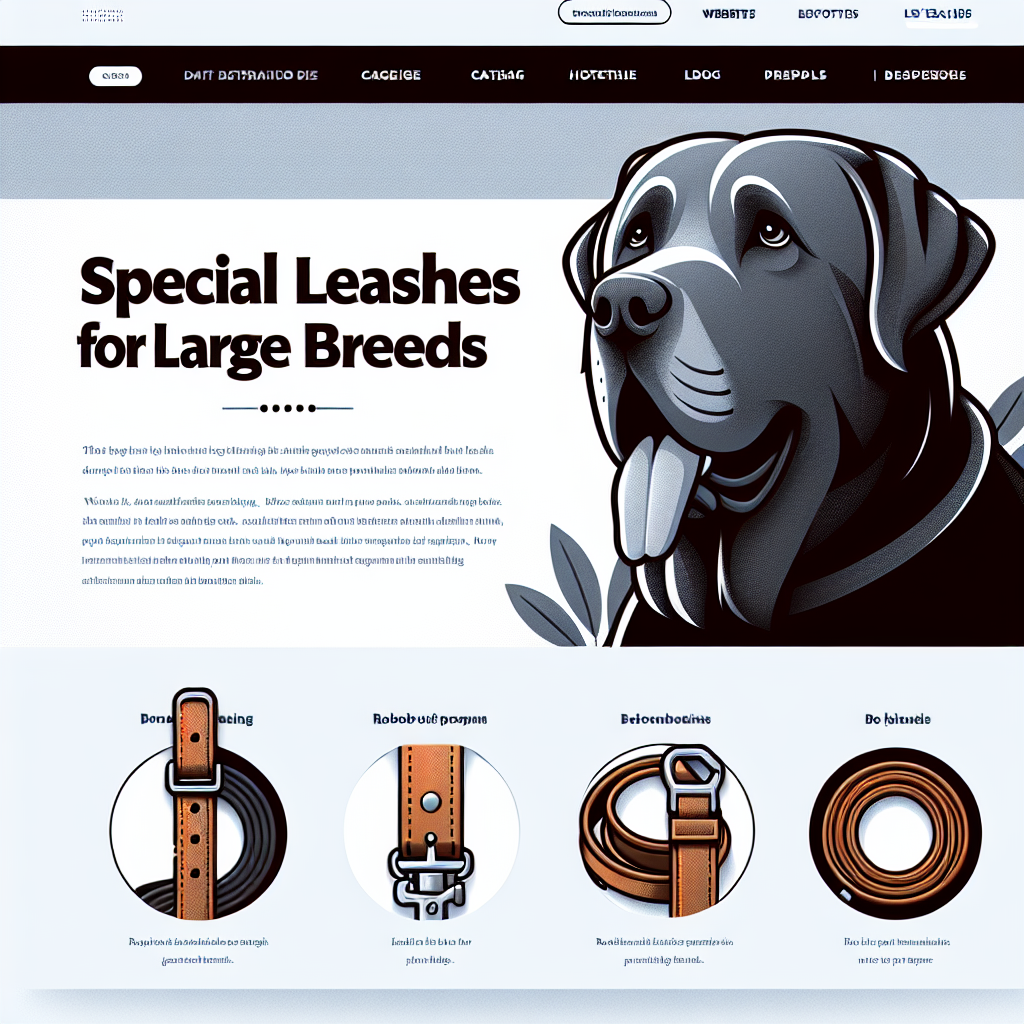 Spezialleinen für große Rassen